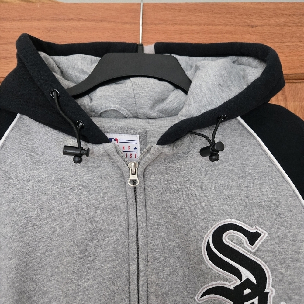 Chicago White Sox Heavyweight Full Zip Hoodie/jacket Sz Large - Picture 2 of 11